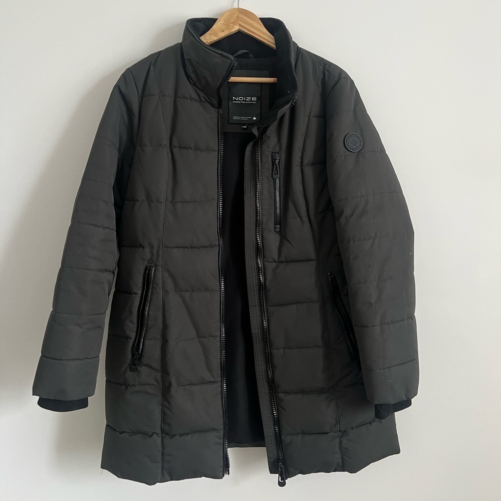 NOIZE Puffer Mid Length Coat